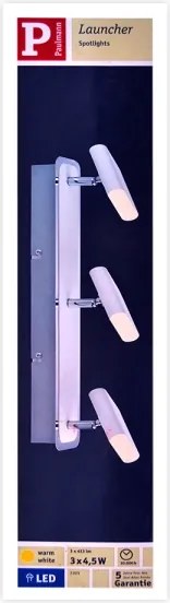 Paulmann 66636 - 3xLED/4,5W Bodové svietidlo LAUNCHER 230V