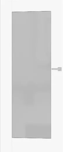 Interiérové bezfalcové dvere Naturel Estra 6 pravé 70 cm biela matná ESTRA6BM70PB