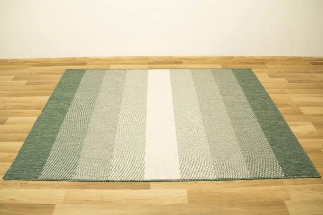 Šnúrkový obojstranný koberec Brussels 205248/10510 zelený