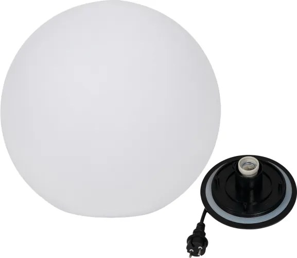 Kanlux 45933 - Vonkajšie svietidlo STONO 1xE27/20W/230V pr. 50 cm IP65 biele