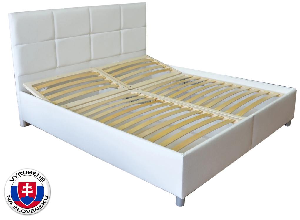 Manželská posteľ 160 cm Albatros (biela) (s roštami, bez matracov). Vlastná spoľahlivá doprava až k Vám domov. 774274