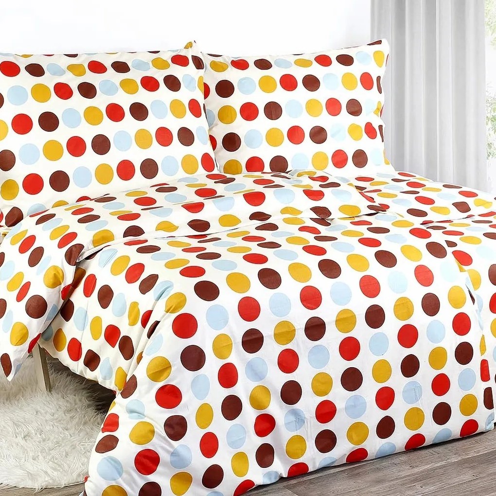 Goldea bavlnené posteľné obliečky - vzor 314 140 x 200 a 70 x 90 cm