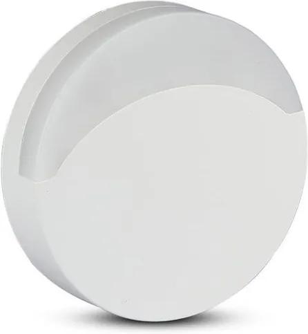 V-TAC PRO LED nočné svetlo do zásuvky denná biela kruhové