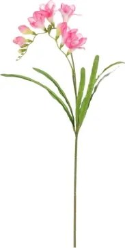 Umelý kvet Frézia 60 cm, ružová%