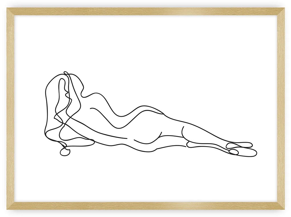 Plagát Figure Line III