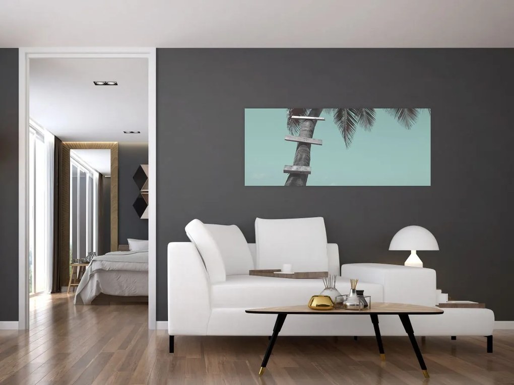 Obraz - Palma v Karibiku (120x50 cm)