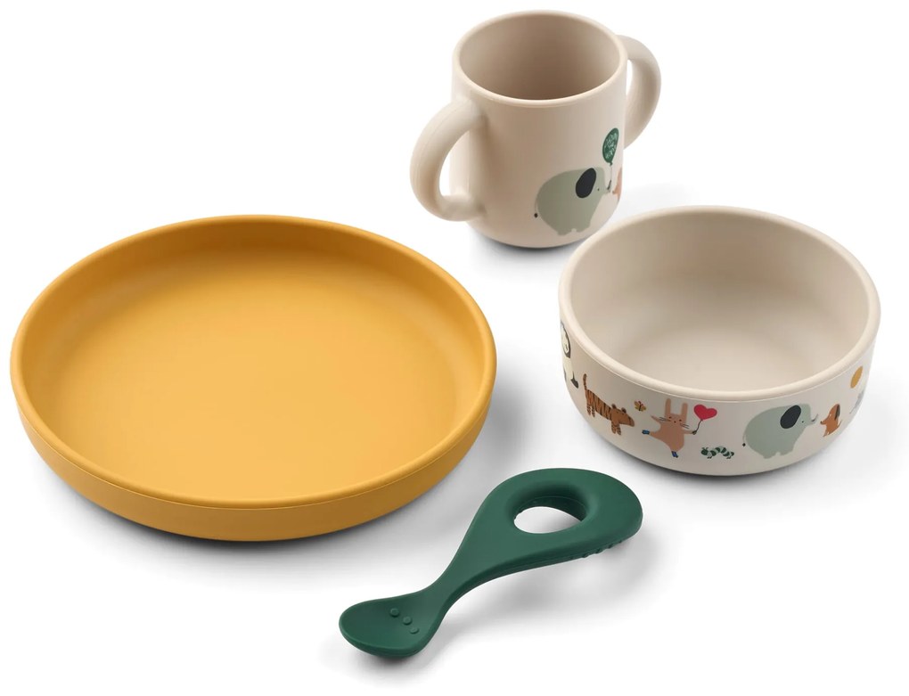 LIEWOOD Detská jedálenská sada riadu Vivi Around the World