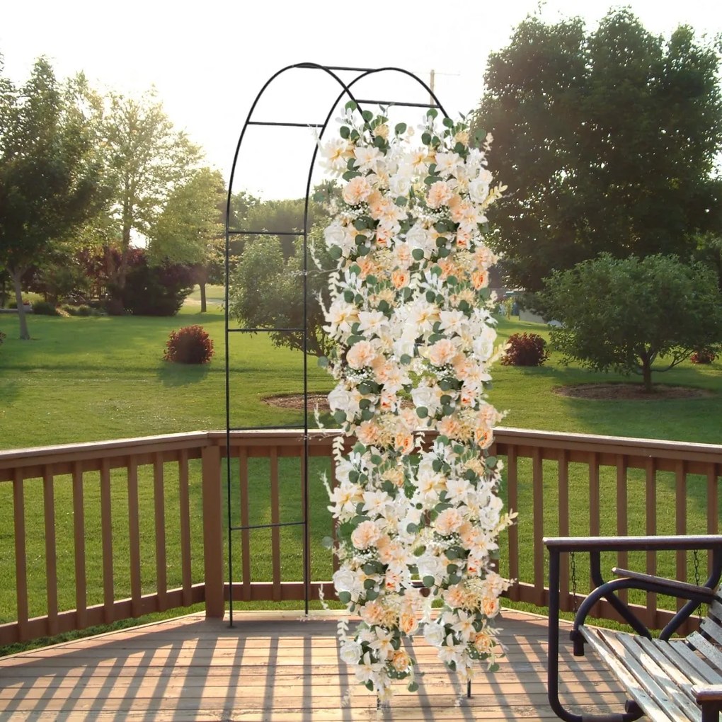 Oblúková opora na ruže 240x140x37cm Gardebruk