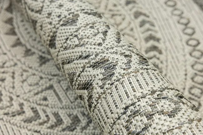 Koberec JEANS 19347/P19 grafitový kruh