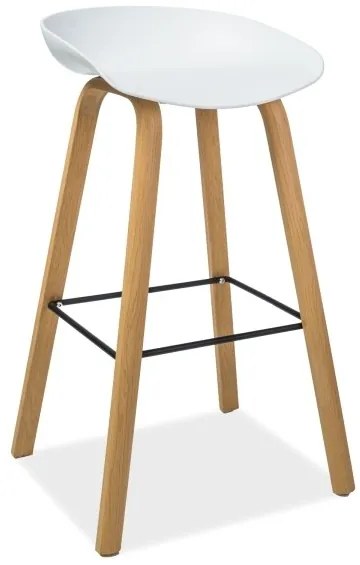 Barová židle STING 81 cm bílá