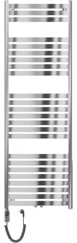 Mexen Uran, elektrické vykurovacie teleso 1800x600 mm + vykurovacia tyč 900 W, chrómová, W105-1800-600-2900-01