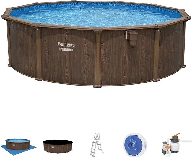 Bazen oceľový Hydrium 4,9x1,3 m doska 561CU