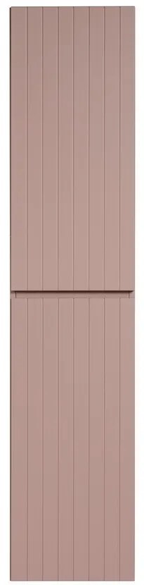 Kúpeľňová zostava Iconic 60 cm s umývadlom, skrinkami a zrkadlom ružová/biela