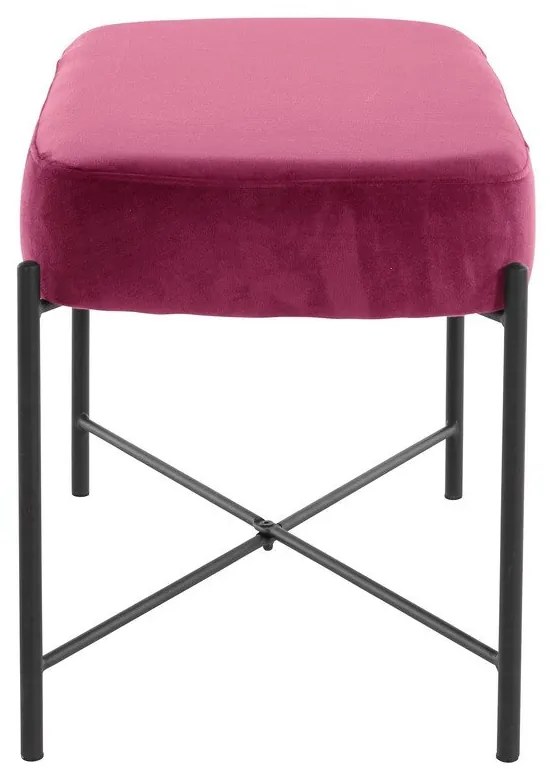 Ružová zamatová lavica Berry - Støraa