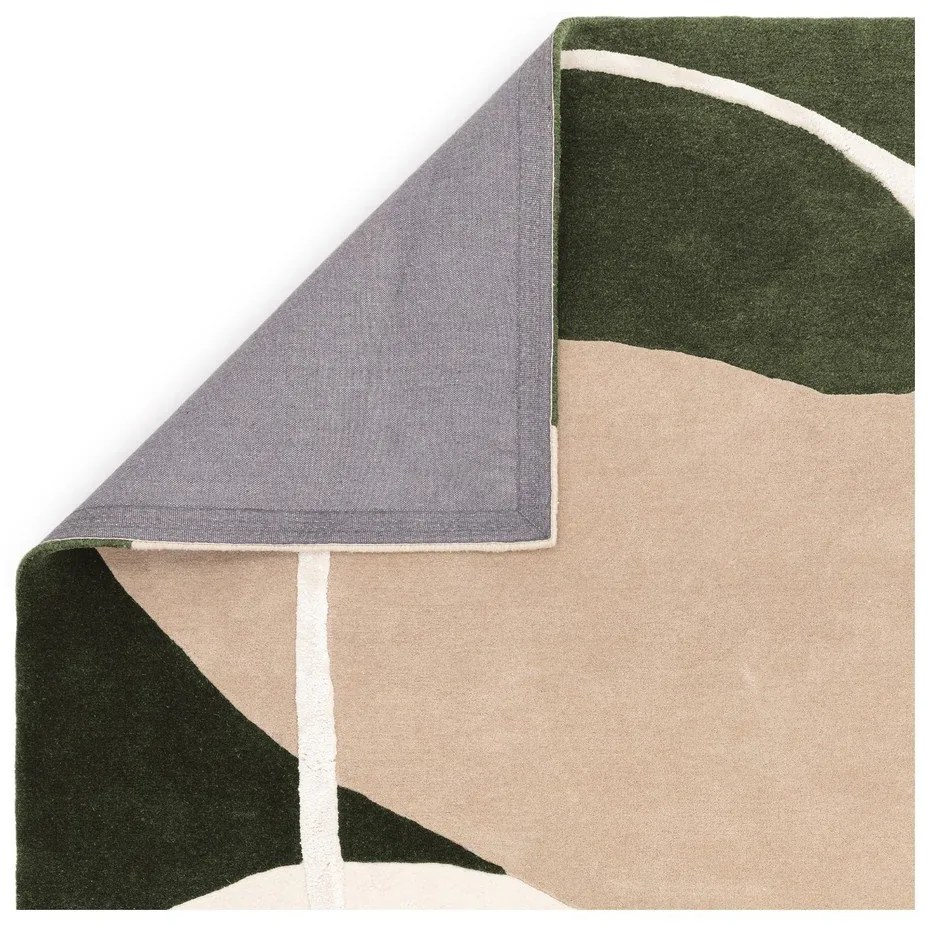 Zelený ručne tkaný vlnený koberec 160x230 cm Matrix – Asiatic Carpets