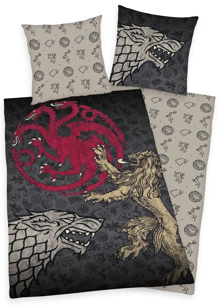 Herding Obliečky Game of Thrones 140x200/70x90cm