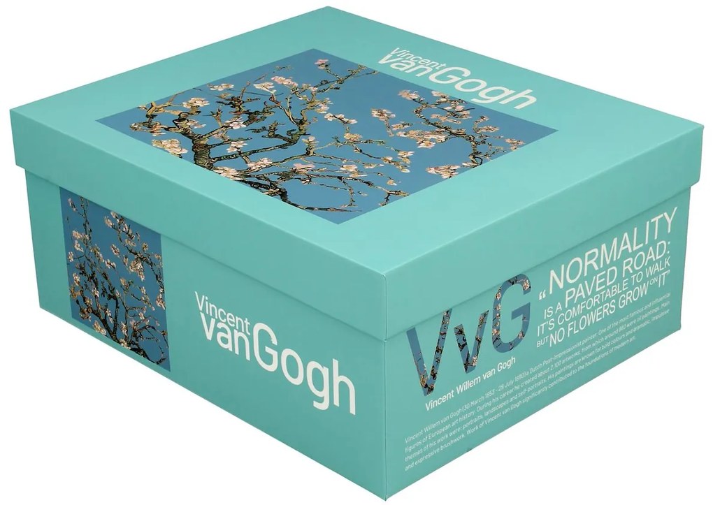 Porcelánová šálka s podšálkou Van Gogh Almond Blossom 250 ml sada 2ks