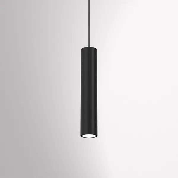 Luster na lanku RAITO 1xGU10/8W/230V čierna