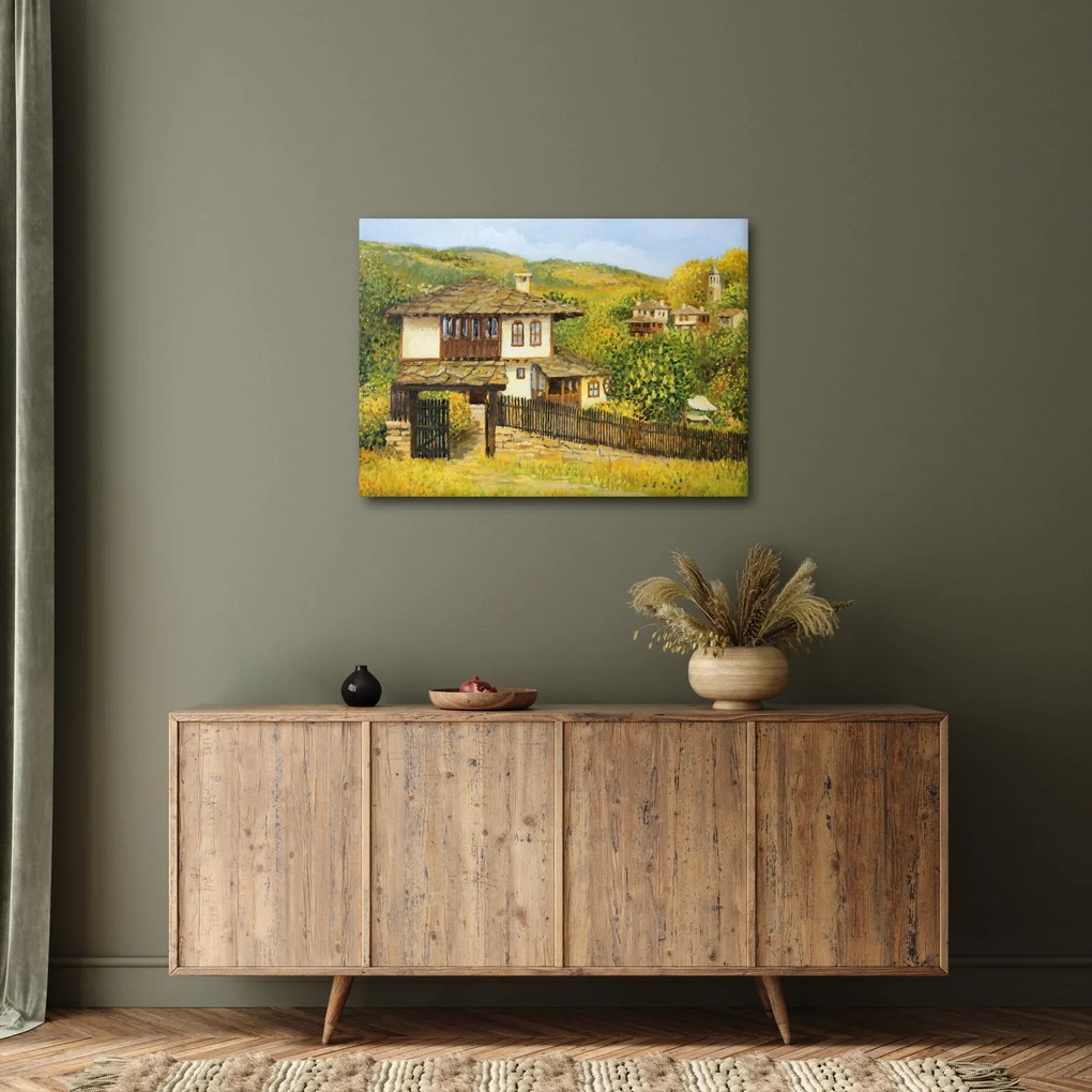 Obraz - Chalúpky v lete (70x50 cm)