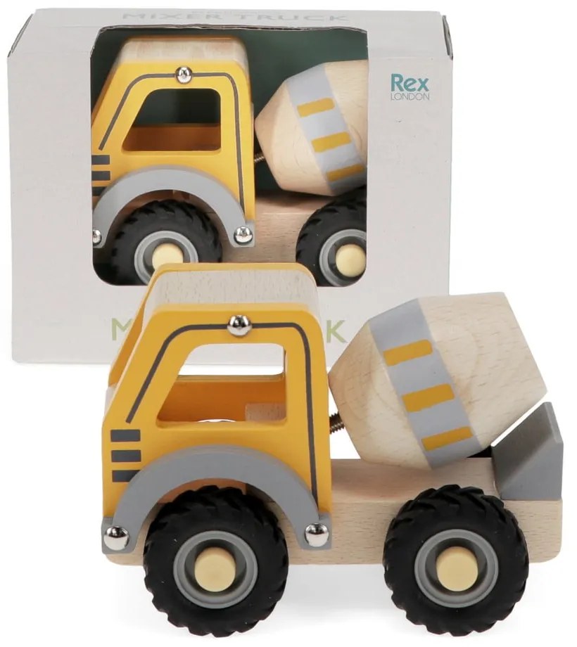 Drevené autíčko Cement Mixer – Rex London
