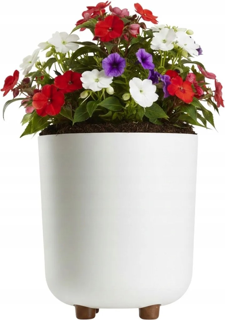 Sada 2 ks květináčů Terra 21x19,3/27,4x24,2 cm krémová