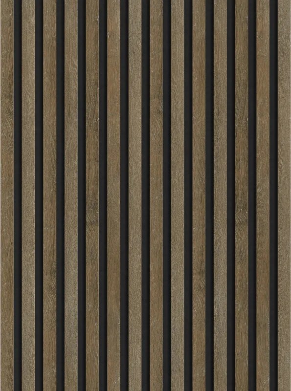 Mexen Lam-F, akustické stenové lamely 275 × 31,5 cm, filc 6 mm, dub espresso, S105-275317-2812-065