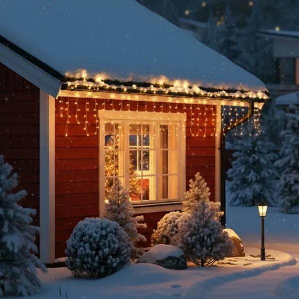 Brilagi - LED vonkajšia vianočná reťaz 200xLED/8 funkcií 13m IP44 teplá biela