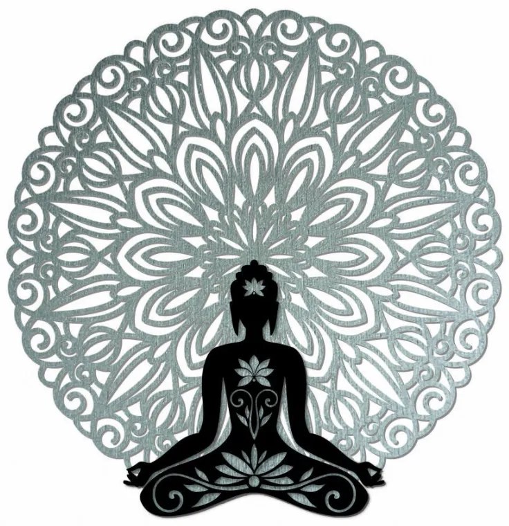 Sentop - 3D Obraz na stenu Buddha v mandale 50, 70, 90 cm I SENTOP PR0367