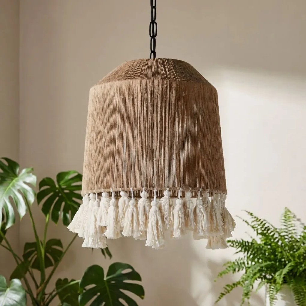 Toolight Toolight, stropné svietidlo 30cm, 1xE27, APP1734-1CP, čierna-hnedá, OSW-04044