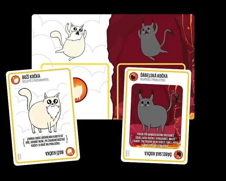 Asmodee Výbušné mačiatka: Dobro a zlo