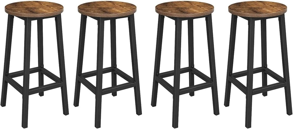 Súprava barových stoličiek Vasagle RODIDA hnedá