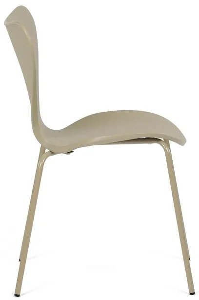 Autronic BONTEC Jedálenská stolička, hnedá, plast, CT-X7034 CAP Farba: Béžová