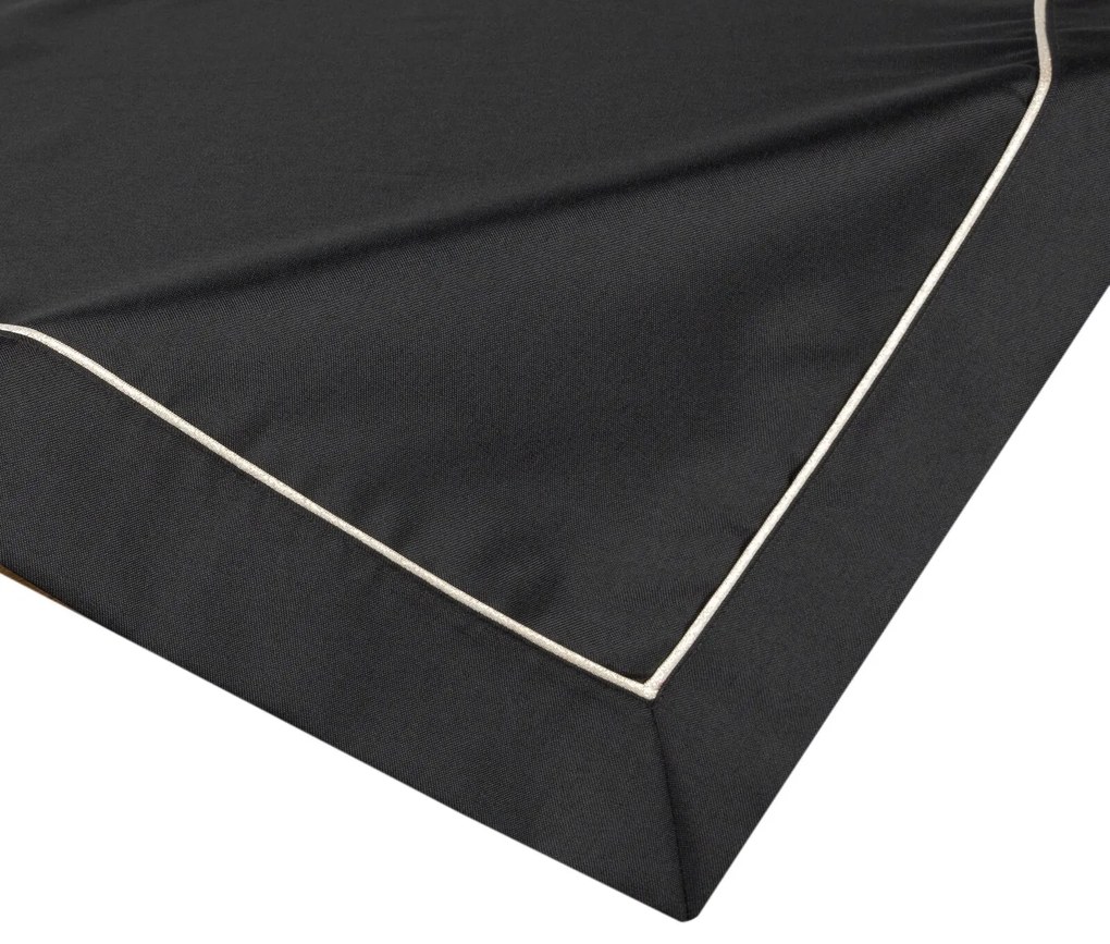 OBRUS DORITA 85X85 CM ČIERNY