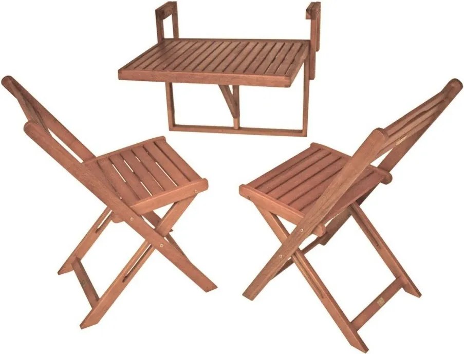 Závesný balkónový stolík 64x65 cm Berkeley – Garden Pleasure