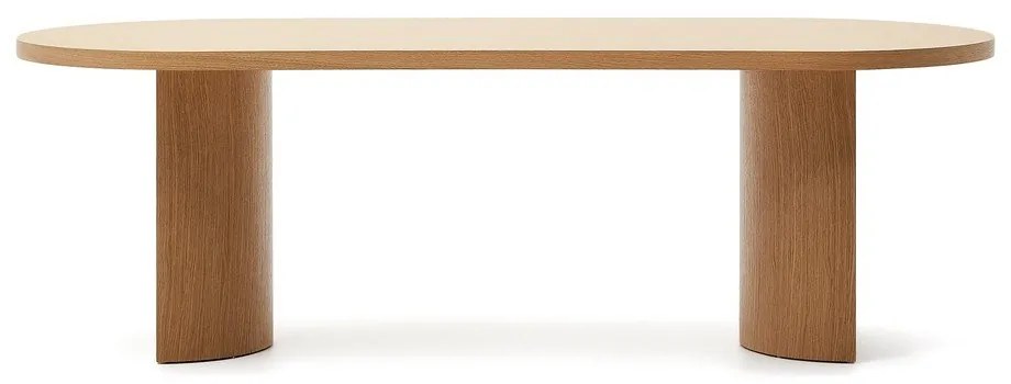 Jedálenský stôl v dekore duba 100x240 cm Nealy – Kave Home