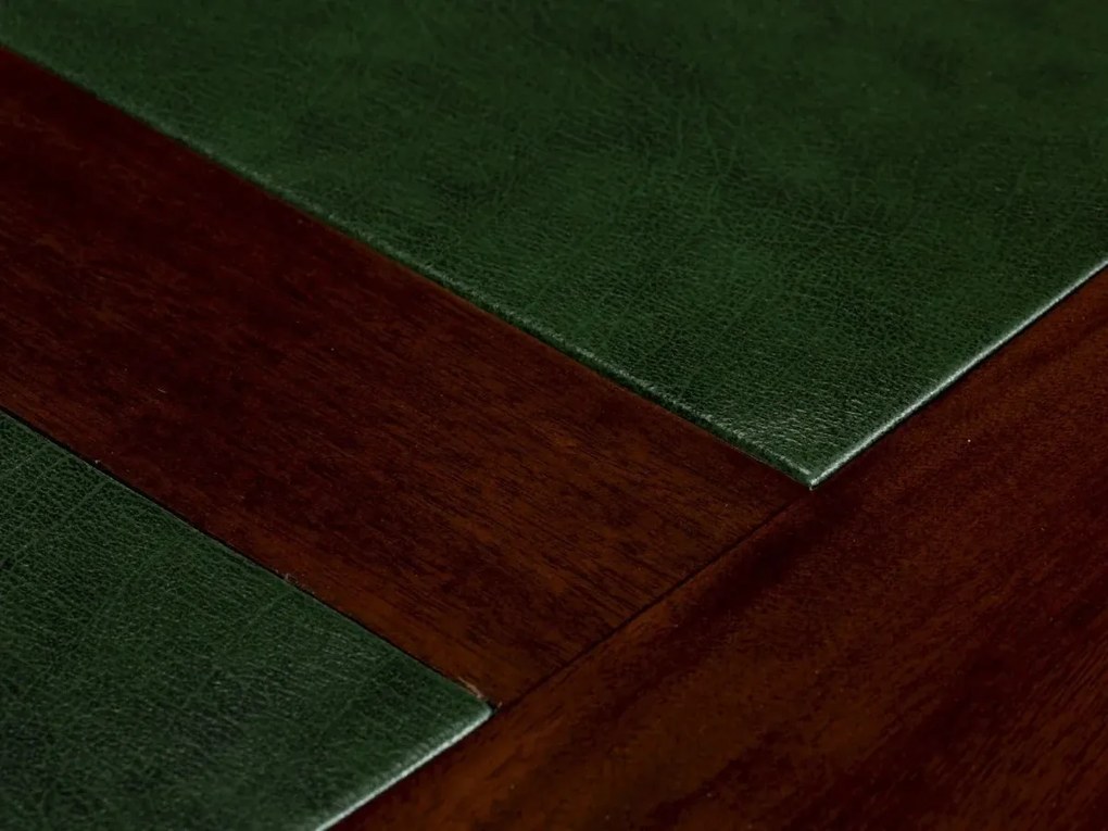 furniture-nabytek.cz - Masívny písací stôl Cambridge II z mahagónu, lakovaný, hnedý – 180×76×80 cm