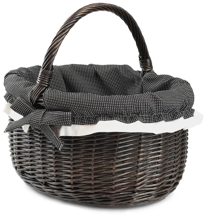 Nákupný kôš prútený Pige III.š. 42 x hl. 34 x v. 23 / 36(cm)