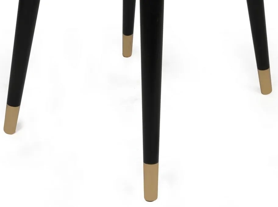 Sada jedálenských stoličiek Hugo Beige and Black,4 ks
