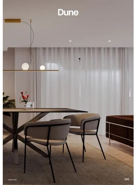 Redo 01-4301 - LED stmievateľný luster na lankách DUNE LED/48W/230V zlatý