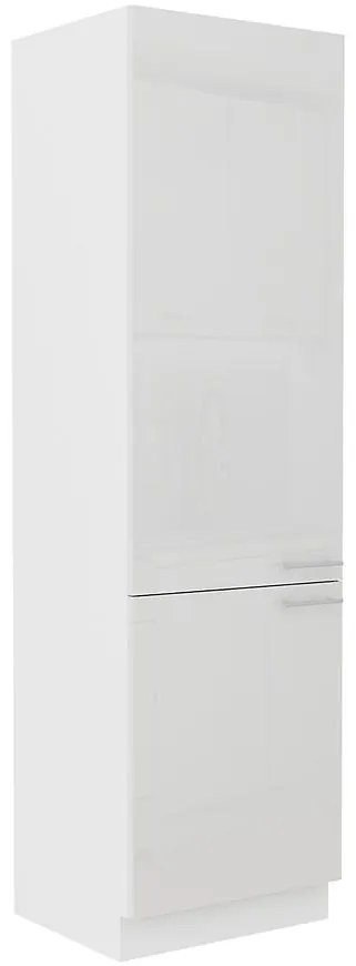 Kuchynská skrinka Lara 60dk-210 2f Bb Mdf biely lesk