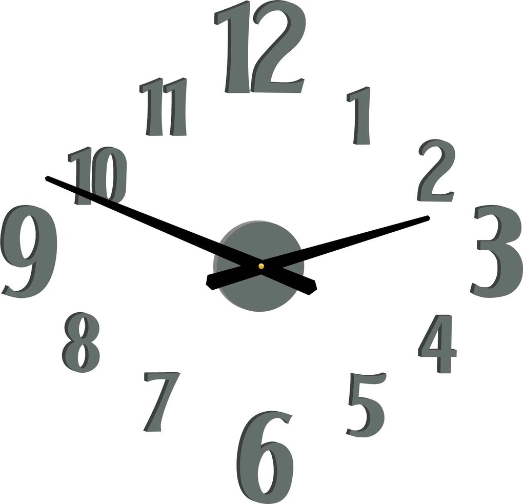 SENTOP | Moderné nalepovacie hodiny na stenu | Sentop 12P024-Wall clock HEU- analógové