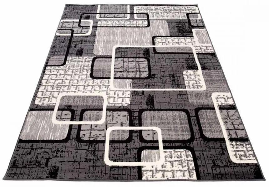 Kusový koberec PP Lines šedý 200x300cm