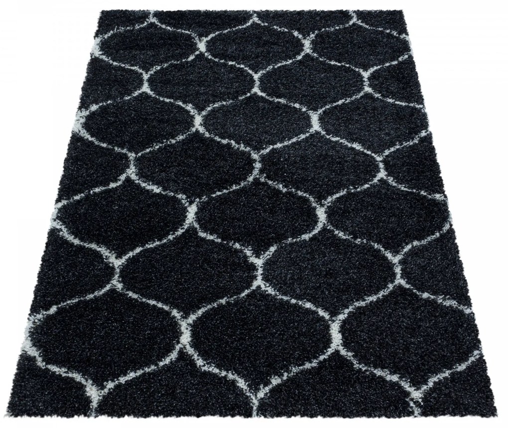 Ayyildiz koberce Kusový koberec Salsa Shaggy 3201 antracit - 120x170 cm