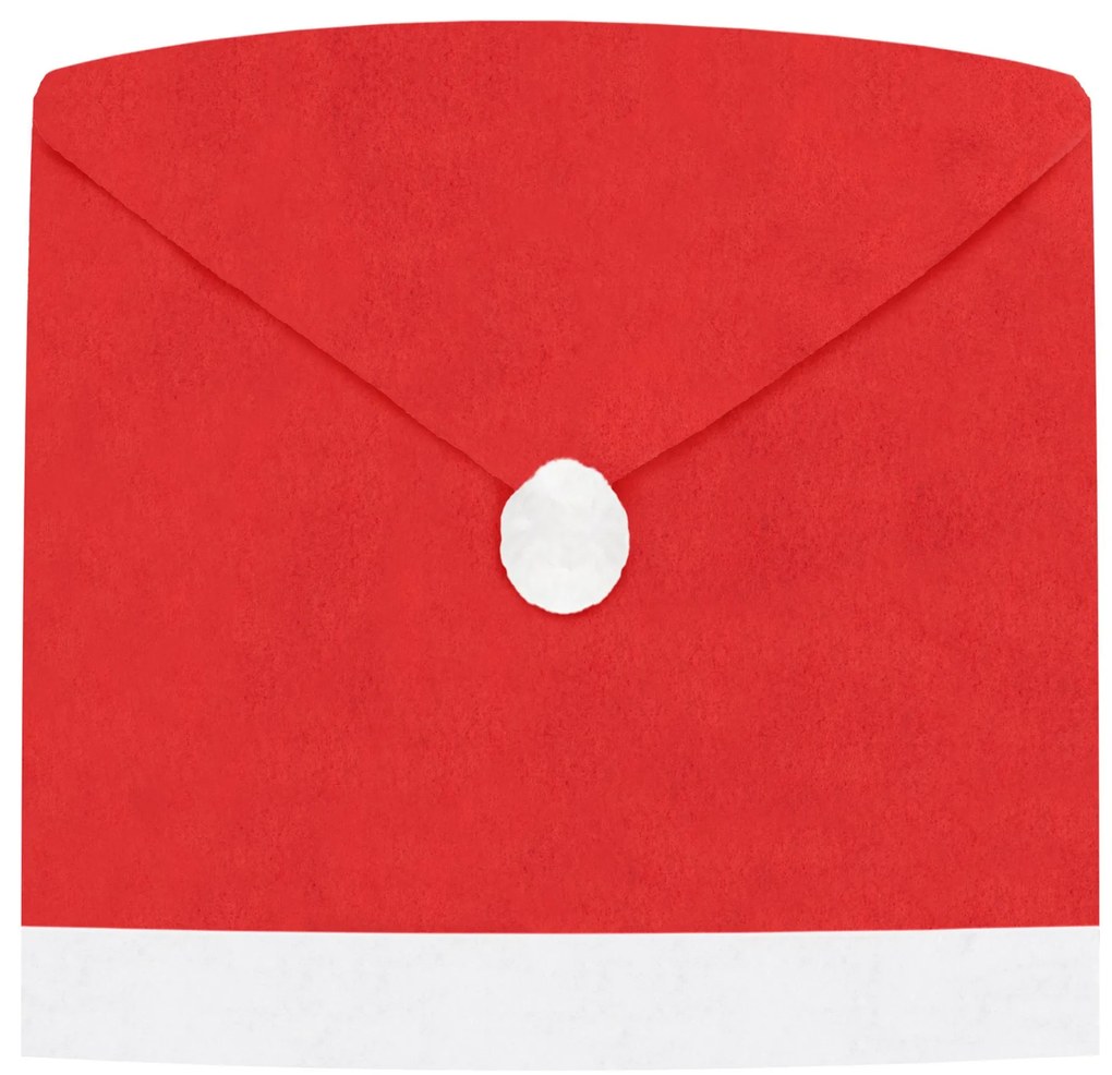 Tutumi Tutumi, poťah na stoličku Santa čiapka 6 ks 380667A, CHR-00004