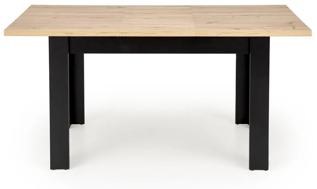 Jedálenský rozkladací stôl Bagio 120/160 cm dub artisan/čierny
