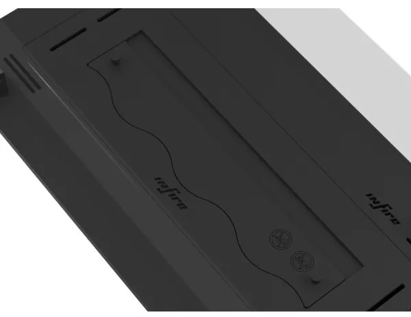 InFire - Vstavaný BIO krb 8,5x60 cm 3,5kW čierna