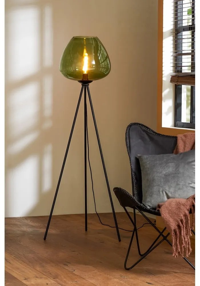 Zelená stojacia lampa (výška 146 cm) Mayson - Light & Living