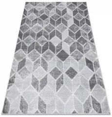 styldomova Sivý štruktúrovaný koberec FEME B400