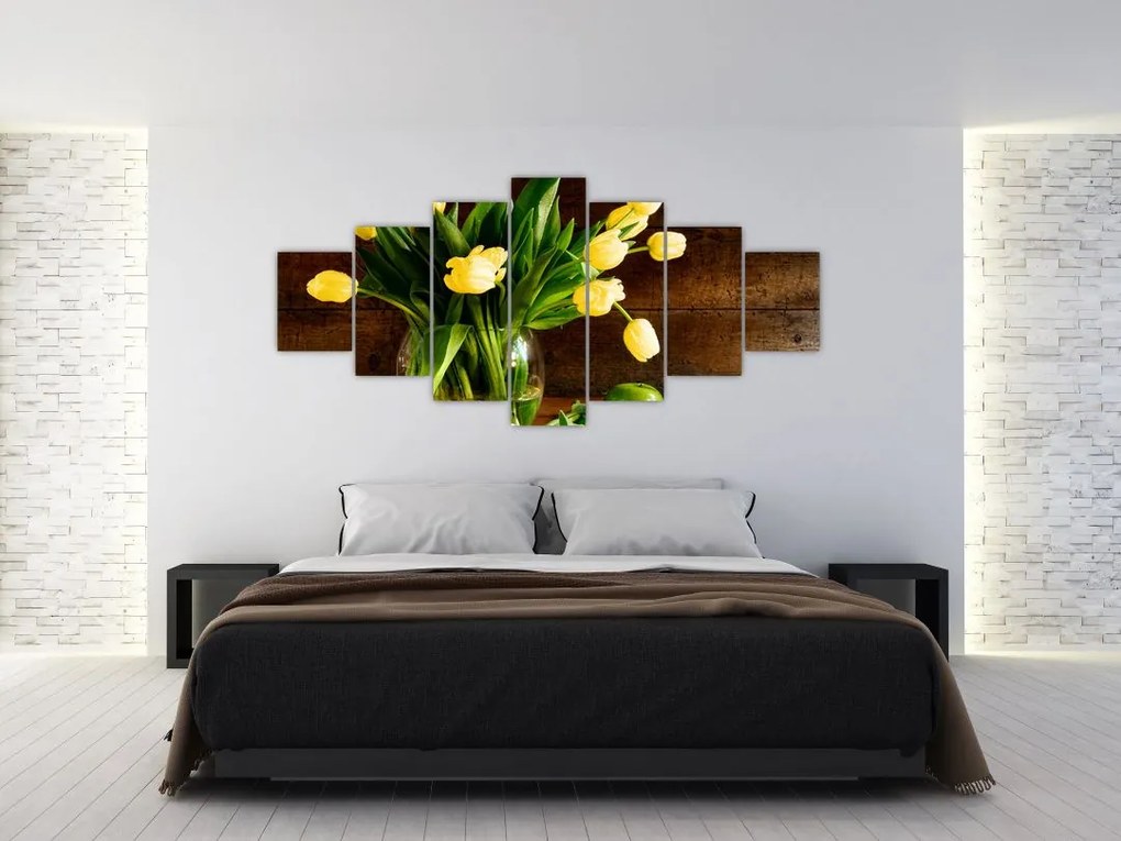 Tulipány vo váze - obraz