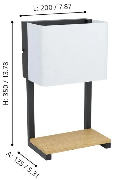 Eglo 99126 - LED Nástenné svietidlo GALDAKAO LED/5,4W/230V